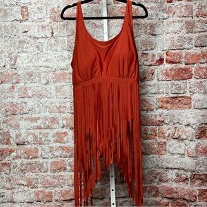 One Piece Women’s Swim Suit Fringe 4XL